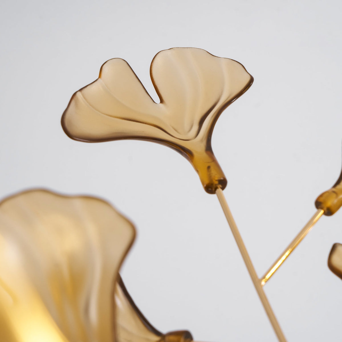 Ginkgo Leaf Canopy Chandelier Sculptural Branch Pendant Light