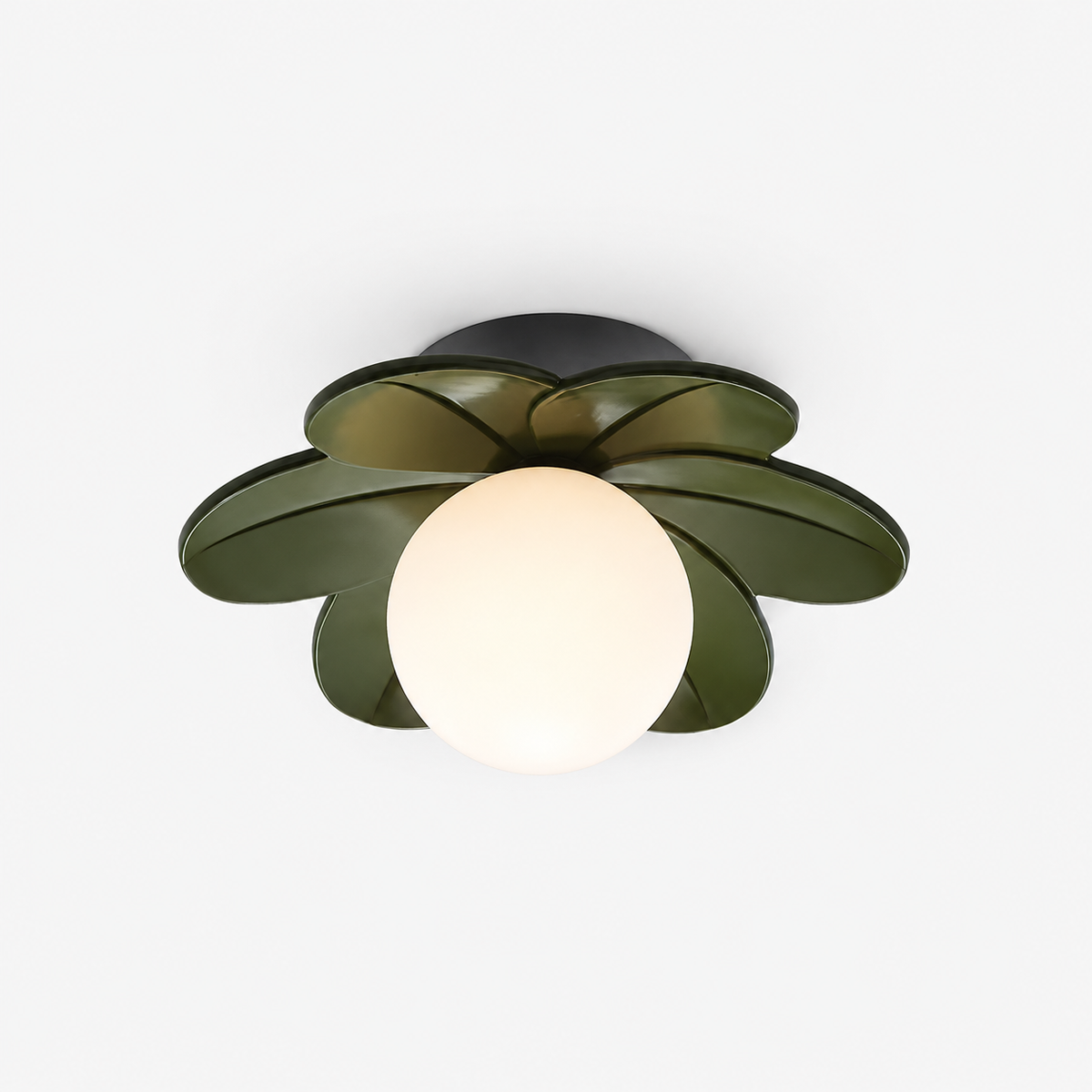 Petal Bloom Flush Mount Ceiling Light Floral Shade Kids Room