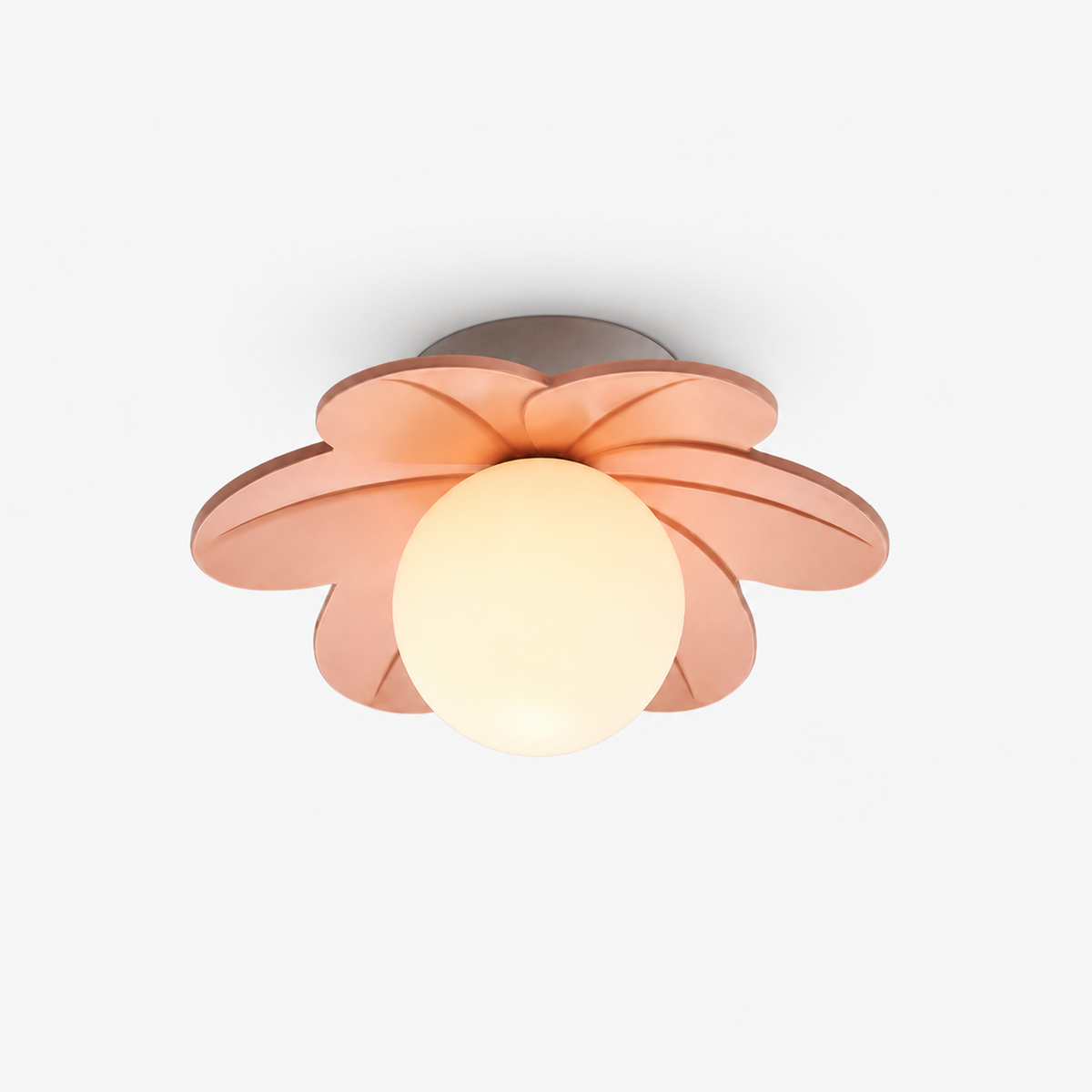 Petal Bloom Flush Mount Ceiling Light Floral Shade Kids Room