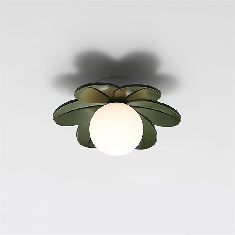 Petal Bloom Flush Mount Ceiling Light Floral Shade Kids Room
