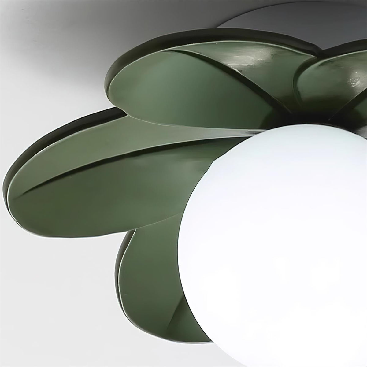Petal Bloom Flush Mount Ceiling Light Floral Shade Kids Room