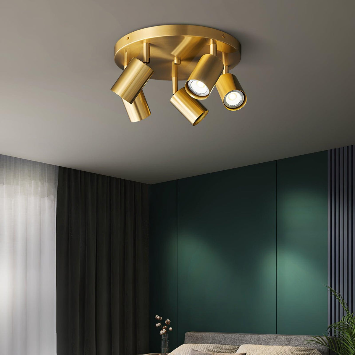 Halo Multi-Head Ceiling Spotlight Adjustable Track Light