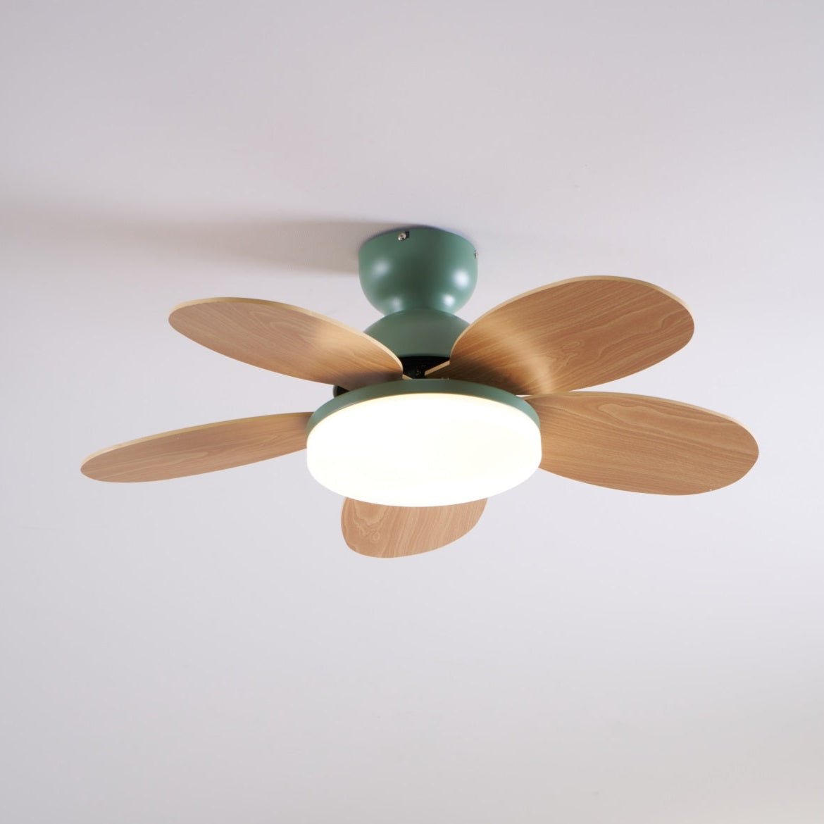 Petal Bloom Ceiling Fan Light Reversible Blades Remote Control