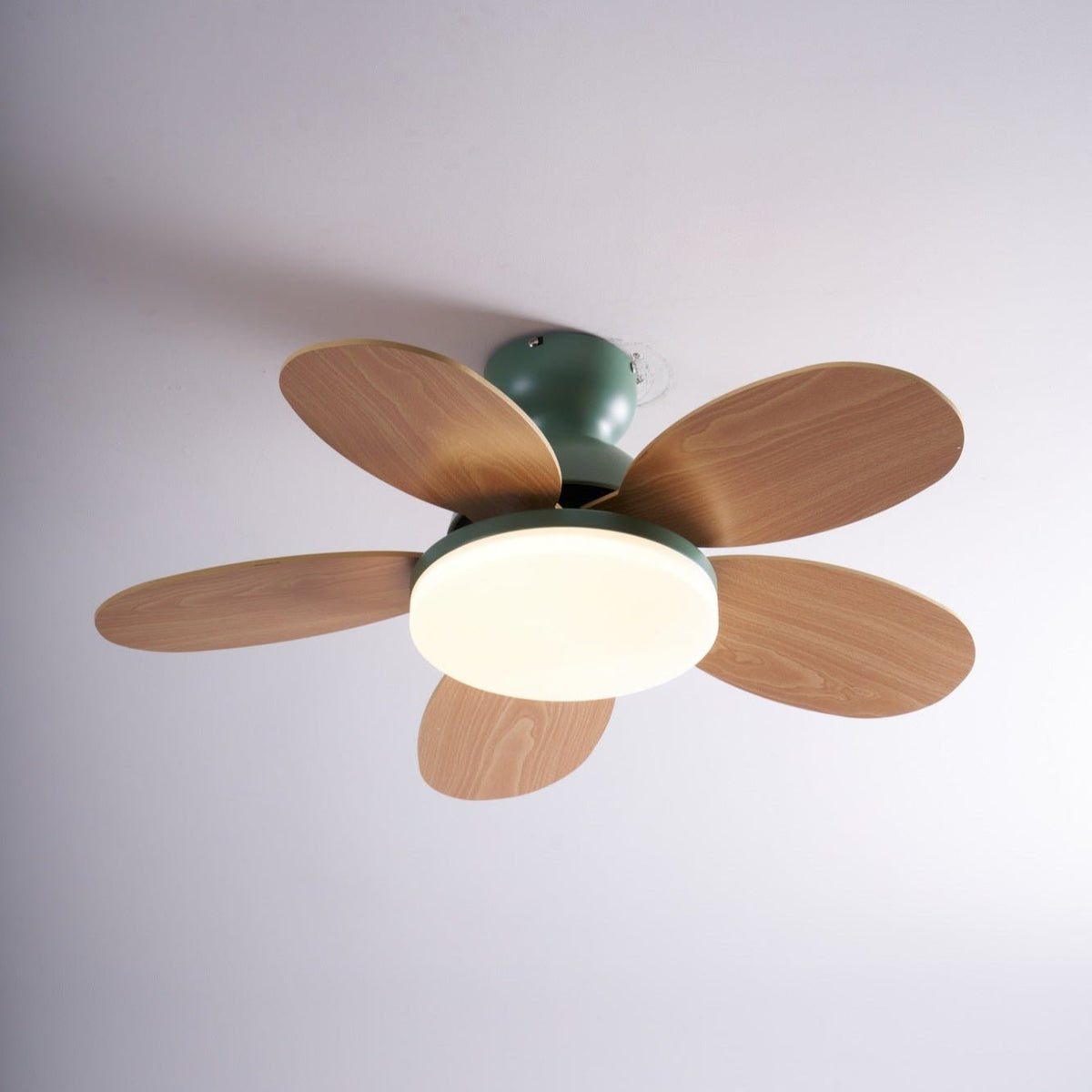 Petal Bloom Ceiling Fan Light Reversible Blades Remote Control