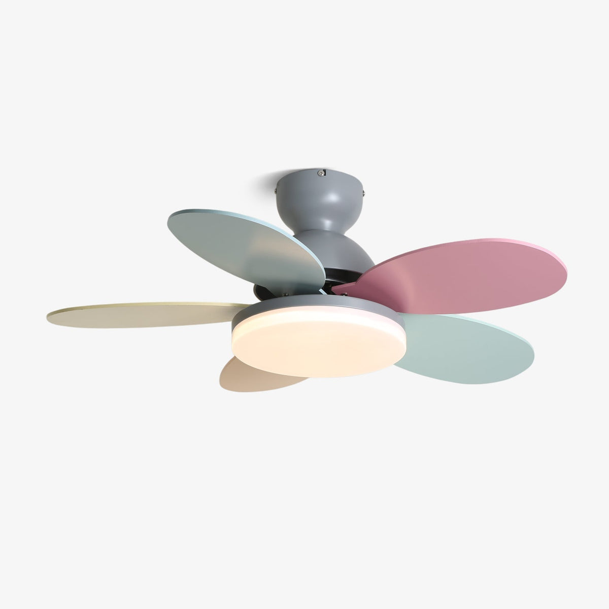 Petal Bloom Ceiling Fan Light Reversible Blades Remote Control
